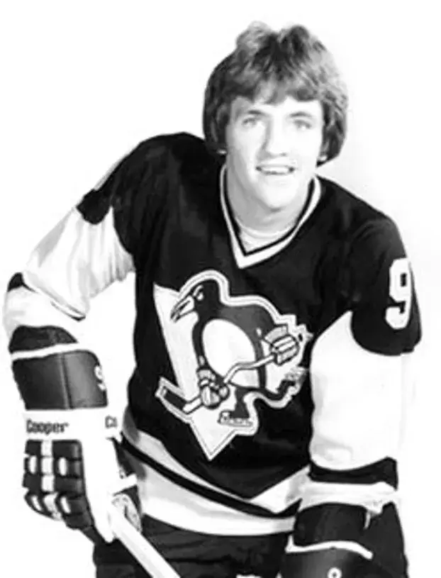 MARK JOHNSON Pittsburgh Penguins 1981 CCM Vintage Throwback NHL Hockey Jersey 