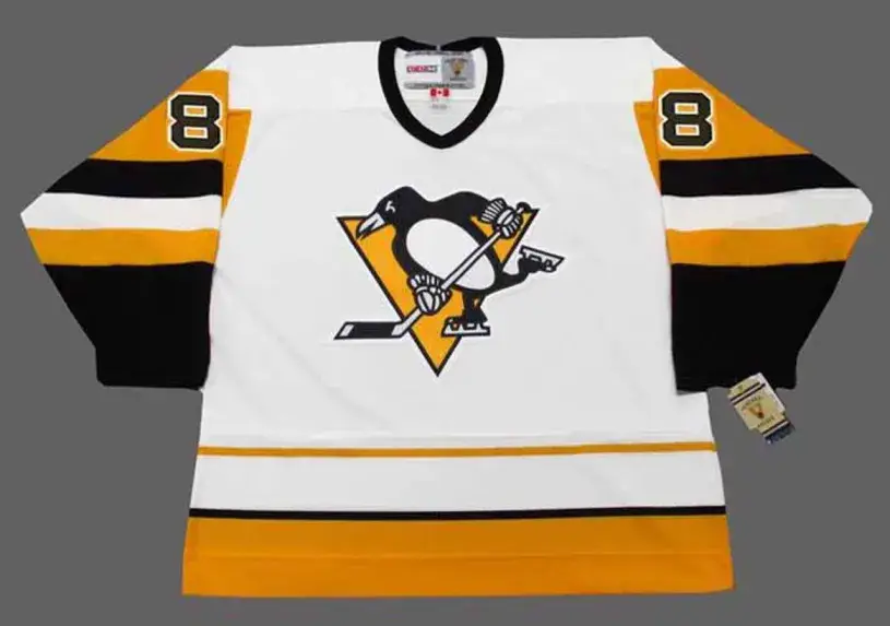 MARK RECCHI Pittsburgh Penguins 1991 CCM Vintage Home NHL Hockey Jersey