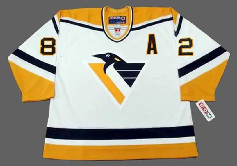MARTIN STRAKA Pittsburgh Penguins 1998 CCM Throwback Home NHL Jersey