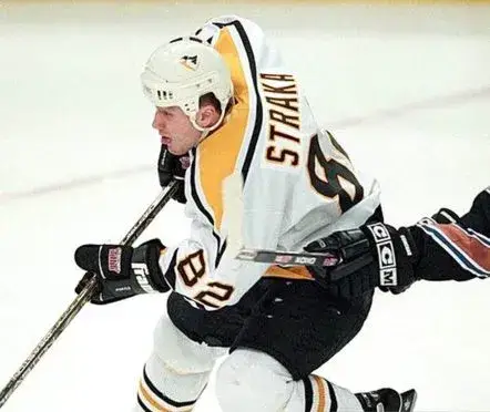 MARTIN STRAKA Pittsburgh Penguins 1998 CCM Throwback Home NHL Jersey 