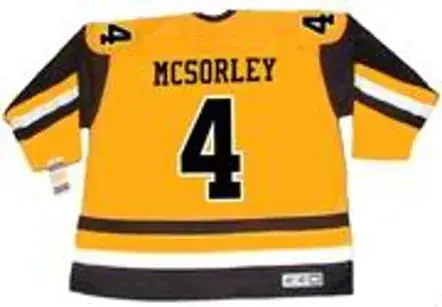 MARTY MCSORLEY Pittsburgh Penguins 1983 CCM Vintage Throwback NHL Hockey Jersey 