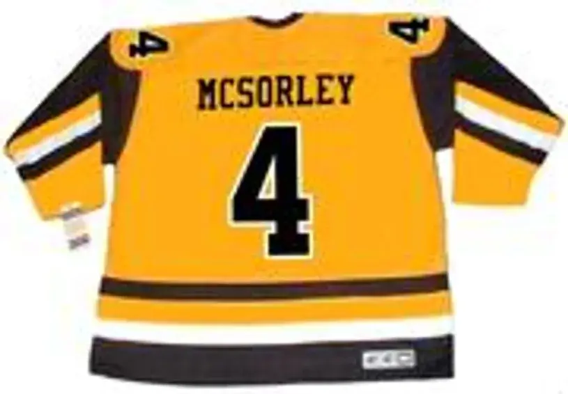 MARTY MCSORLEY Pittsburgh Penguins 1983 CCM Vintage Throwback NHL Hockey Jersey 