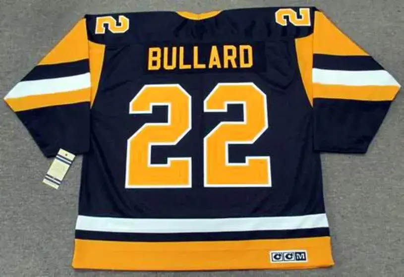 MIKE BULLARD Pittsburgh Penguins 1985 CCM Vintage Throwback NHL Hockey Jersey 