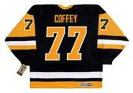 PAUL COFFEY Pittsburgh Penguins 1992 CCM Vintage Away NHL Hockey Jersey 