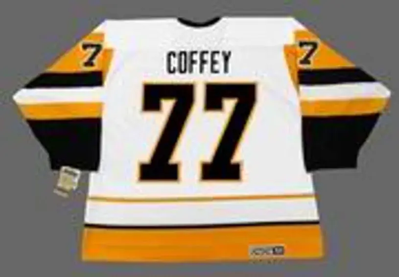 PAUL COFFEY Pittsburgh Penguins 1992 CCM Vintage Home NHL Hockey Jersey 