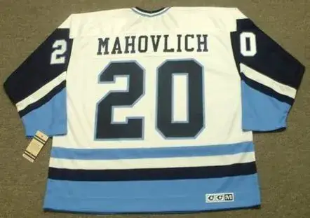 PETER MAHOVLICH Pittsburgh Penguins 1978 CCM Vintage Throwback NHL Jersey 