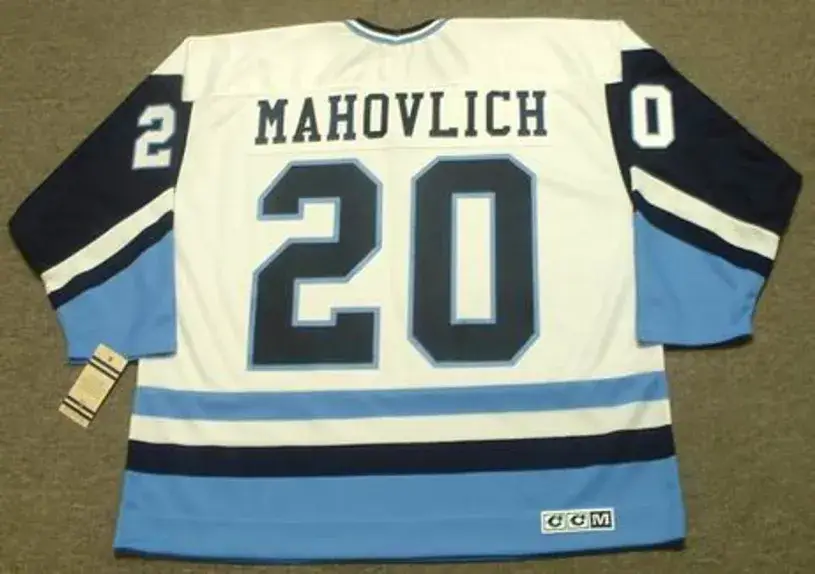 PETER MAHOVLICH Pittsburgh Penguins 1978 CCM Vintage Throwback NHL Jersey 