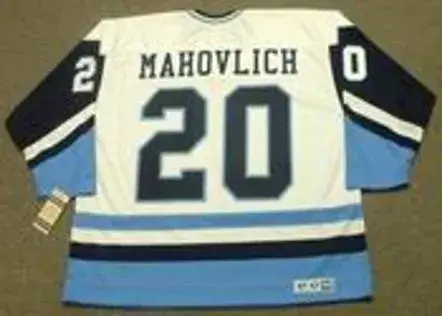 PETER MAHOVLICH Pittsburgh Penguins 1978 CCM Vintage Throwback NHL Jersey 