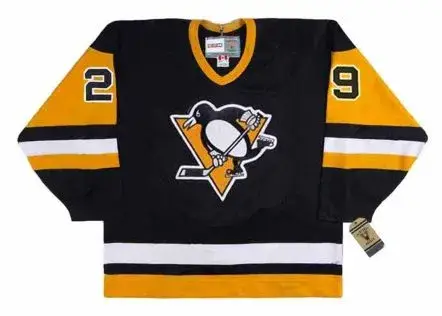 PHIL BOURQUE Pittsburgh Penguins 1992 CCM Vintage Away NHL Hockey Jersey
