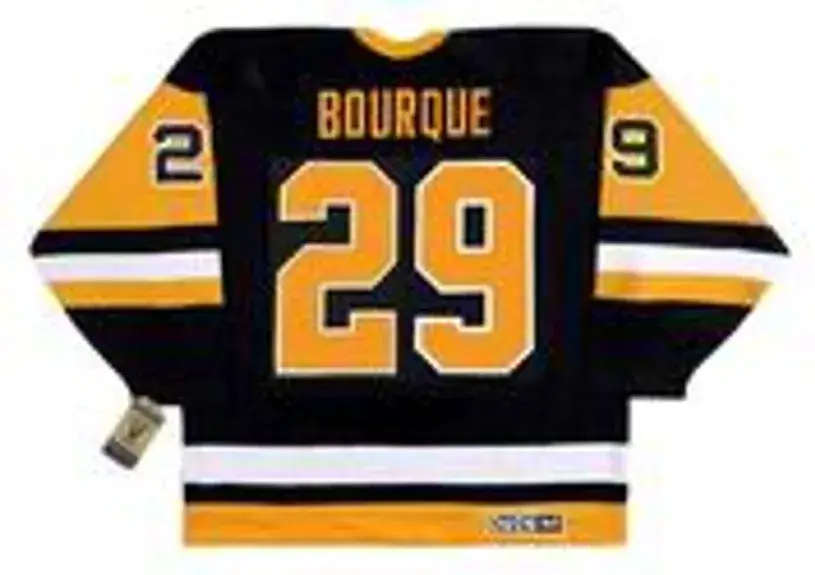 PHIL BOURQUE Pittsburgh Penguins 1992 CCM Vintage Away NHL Hockey Jersey 