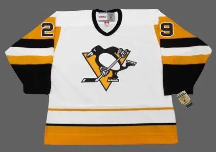 PHIL BOURQUE Pittsburgh Penguins 1992 CCM Vintage Home NHL Hockey Jersey