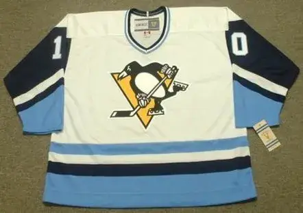 PIERRE LAROUCHE Pittsburgh Penguins 1976 CCM Vintage Throwback NHL Jersey