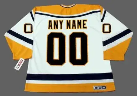 PITTSBURGH PENGUINS 1990’s CCM Throwback Home Jersey Customized “Any Name & Number(s)” 