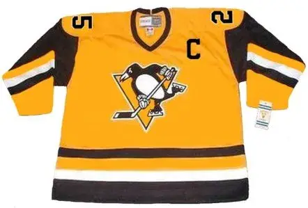 RANDY CARLYLE Pittsburgh Penguins 1981 CCM Vintage Throwback NHL Hockey Jersey