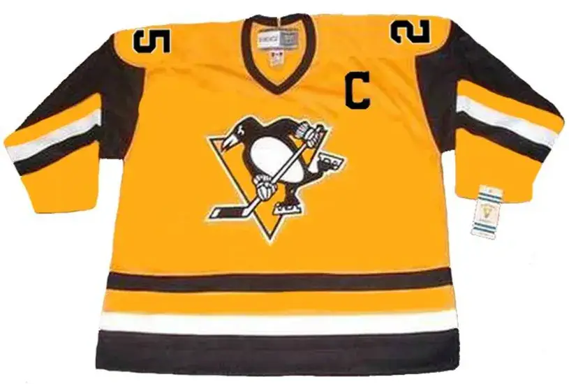 RANDY CARLYLE Pittsburgh Penguins 1981 CCM Vintage Throwback NHL Hockey Jersey