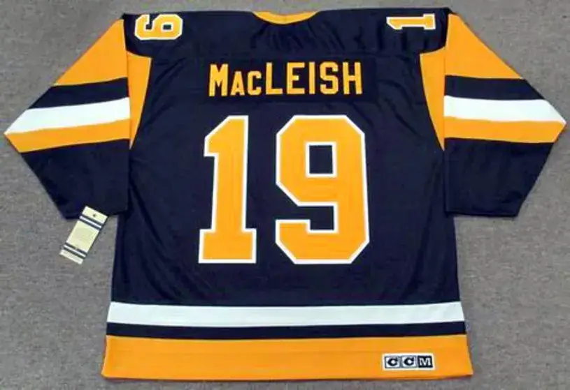RICK MacLEISH Pittsburgh Penguins 1982 CCM Vintage Throwback NHL Hockey Jersey 