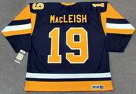 RICK MacLEISH Pittsburgh Penguins 1982 CCM Vintage Throwback NHL Hockey Jersey 