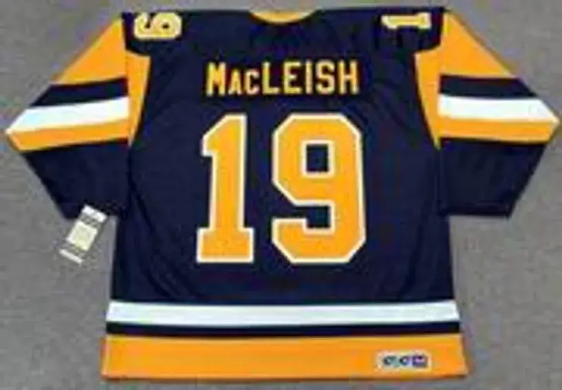 RICK MacLEISH Pittsburgh Penguins 1982 CCM Vintage Throwback NHL Hockey Jersey 