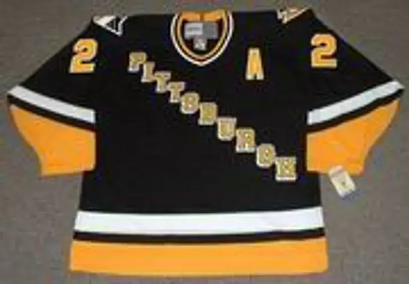 RICK TOCCHET  Pittsburgh Penguins 1993 CCM Vintage Throwback Away Hockey Jersey 