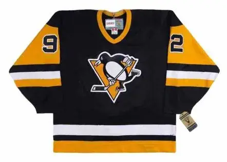 RICK TOCCHET Pittsburgh Penguins 1992 CCM Vintage Away NHL Hockey Jersey