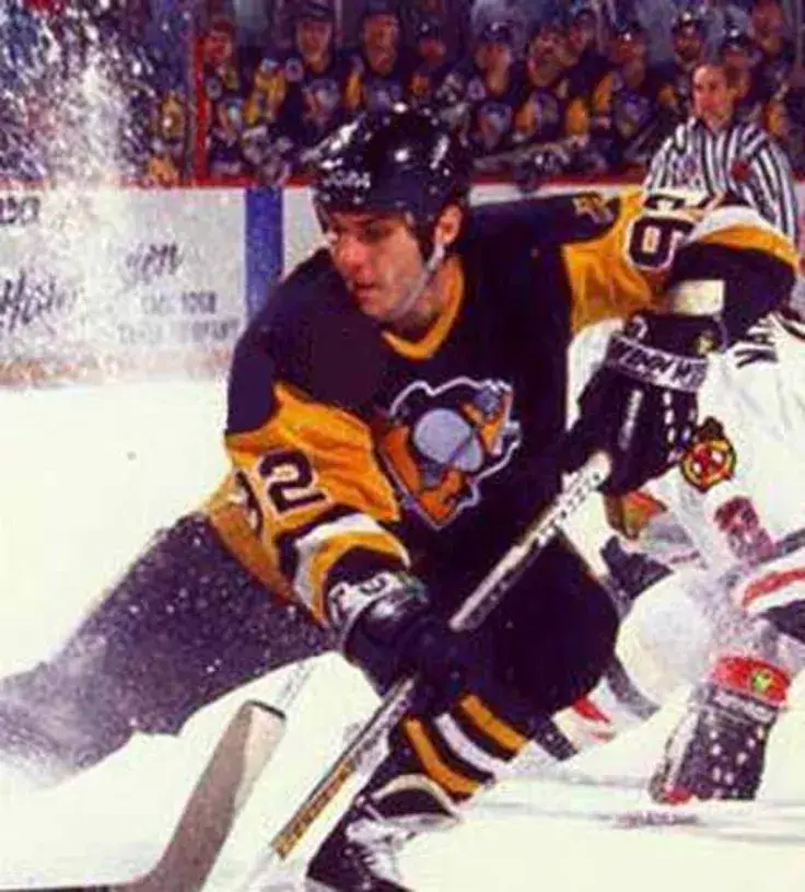 RICK TOCCHET Pittsburgh Penguins 1992 CCM Vintage Away NHL Hockey Jersey 