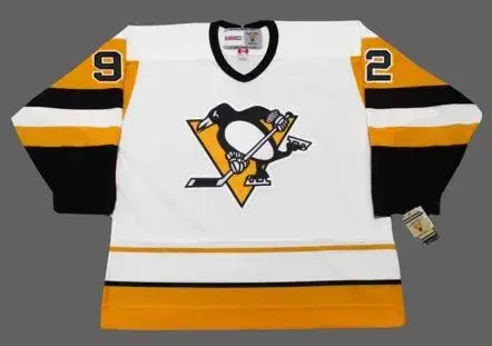 RICK TOCCHET Pittsburgh Penguins 1992 CCM Vintage Home NHL Hockey Jersey