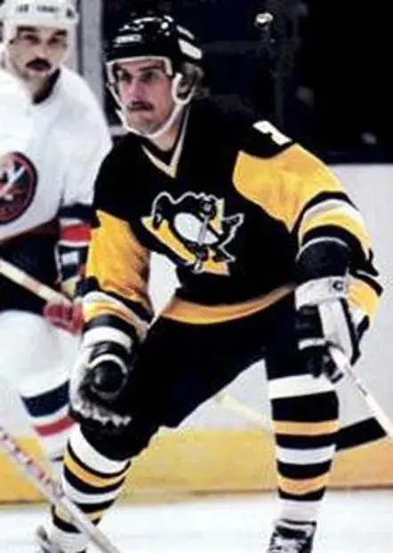ROD BUSKAS Pittsburgh Penguins 1987 CCM Vintage Throwback NHL Hockey Jersey 