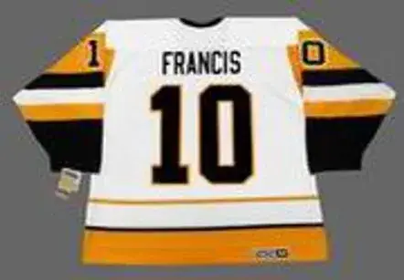 RON FRANCIS Pittsburgh Penguins 1992 CCM Vintage Home NHL Hockey Jersey 