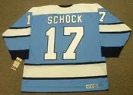 RON SCHOCK Pittsburgh Penguins 1969 CCM Vintage Throwback NHL Hockey Jersey 