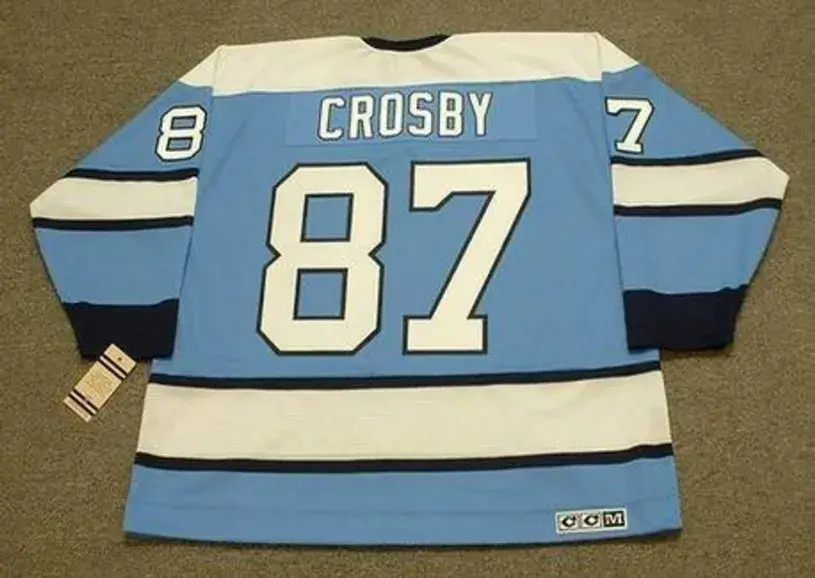 SIDNEY CROSBY Pittsburgh Penguins 1960’s CCM Vintage Throwback NHL Hockey Jersey 
