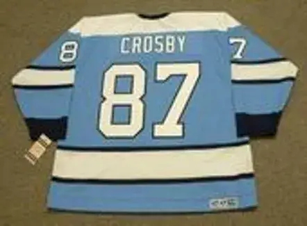 SIDNEY CROSBY Pittsburgh Penguins 1960’s CCM Vintage Throwback NHL Hockey Jersey 