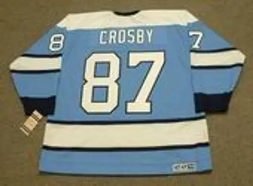 SIDNEY CROSBY Pittsburgh Penguins 1960’s CCM Vintage Throwback NHL Hockey Jersey 