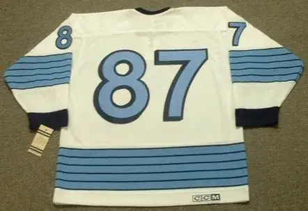 SIDNEY CROSBY Pittsburgh Penguins 1967 CCM Vintage Away NHL Hockey Jersey 