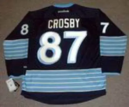SIDNEY CROSBY Pittsburgh Penguins 2011 Reebok Alternate  Throwback NHL Hockey Jersey 