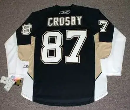 SIDNEY CROSBY Pittsburgh Penguins 2015 Reebok Throwback NHL Hockey Jersey 