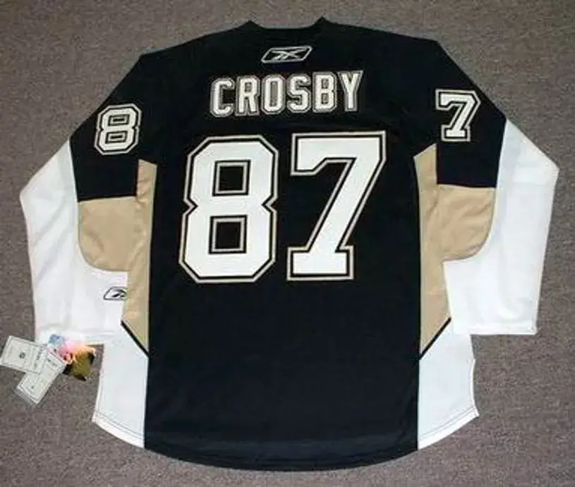 SIDNEY CROSBY Pittsburgh Penguins 2015 Reebok Throwback NHL Hockey Jersey 