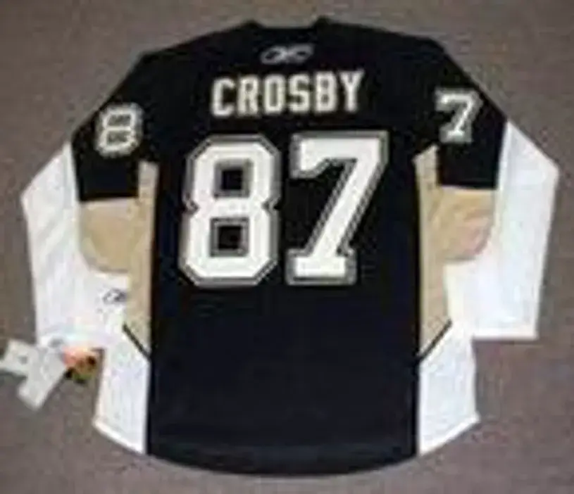 SIDNEY CROSBY Pittsburgh Penguins 2015 Reebok Throwback NHL Hockey Jersey 