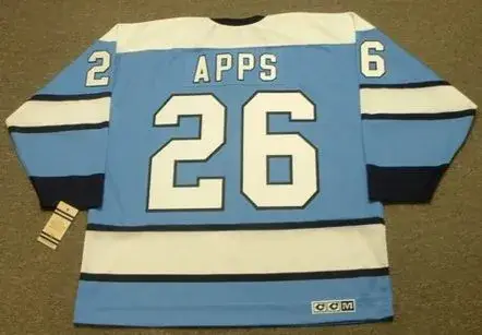 SYL APPS Pittsburgh Penguins 1970 CCM Vintage Throwback NHL Hockey Jersey 