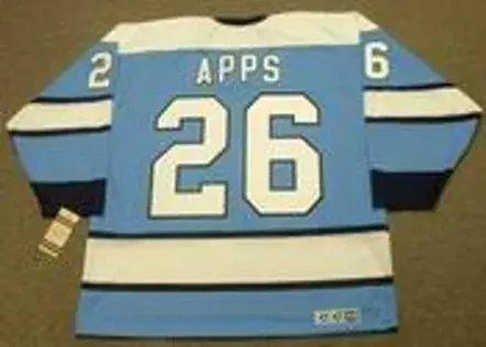SYL APPS Pittsburgh Penguins 1970 CCM Vintage Throwback NHL Hockey Jersey 