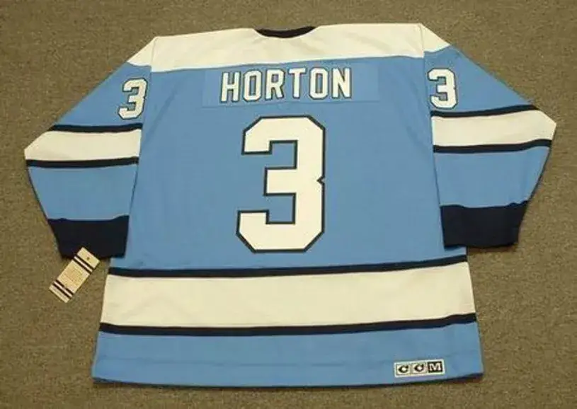 TIM HORTON Pittsburgh Penguins 1971 CCM Vintage Throwback Away NHL Hockey Jersey 