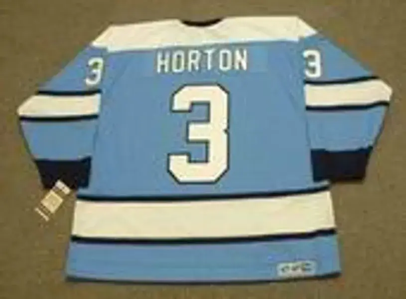 TIM HORTON Pittsburgh Penguins 1971 CCM Vintage Throwback Away NHL Hockey Jersey 