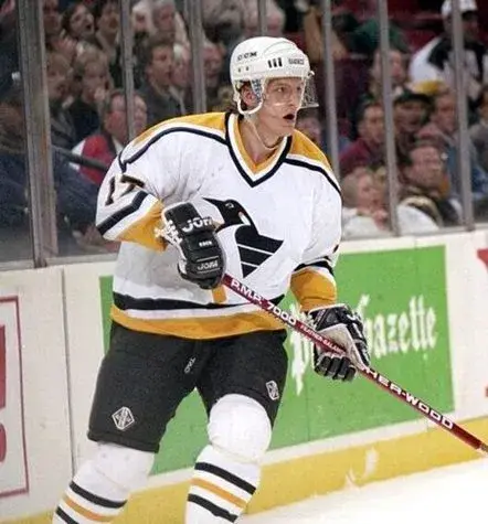 TOMAS SANDSTROM Pittsburgh Penguins 1995 CCM Throwback Home NHL Jersey 