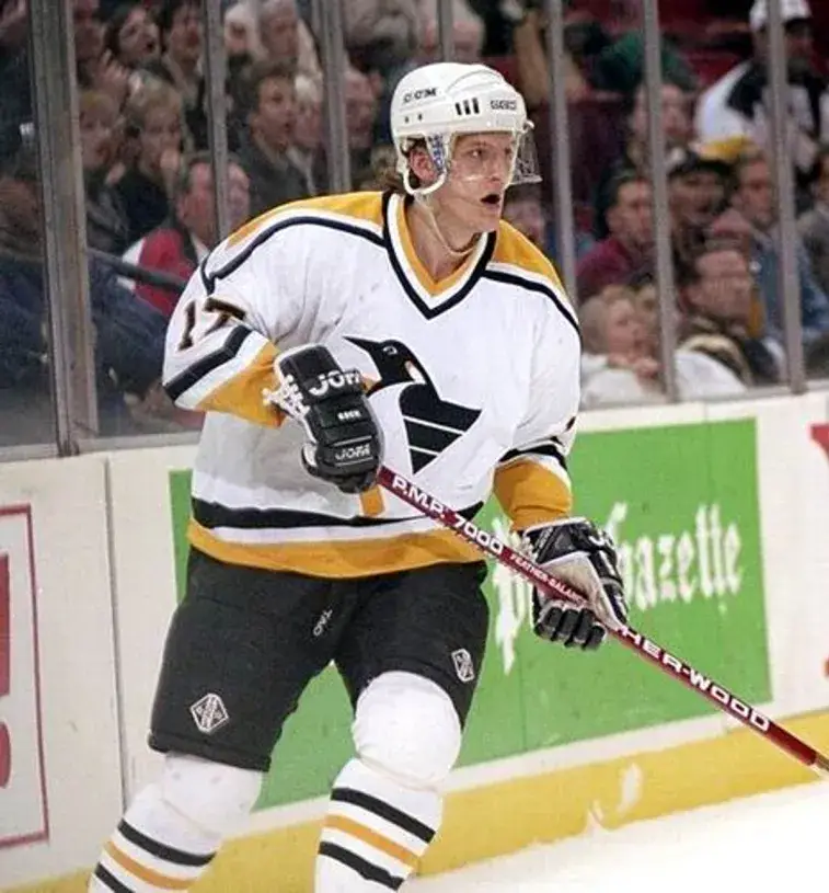 TOMAS SANDSTROM Pittsburgh Penguins 1995 CCM Throwback Home NHL Jersey 