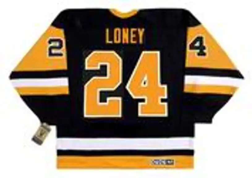 TROY LONEY Pittsburgh Penguins 1992 CCM Vintage Throwback NHL Hockey Jersey 