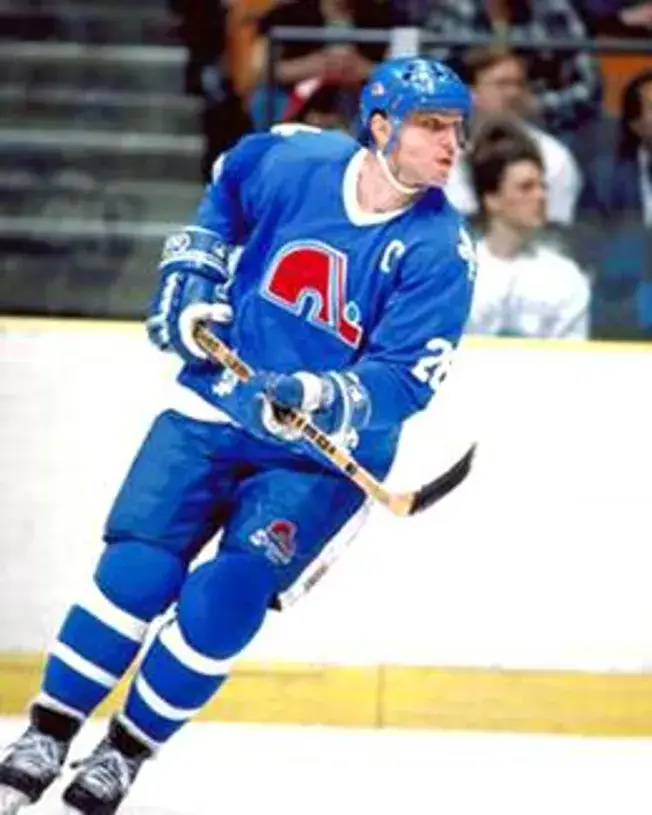 PETER STASTNY Quebec Nordiques 1988 CCM Vintage Throwback Away Hockey Jersey 