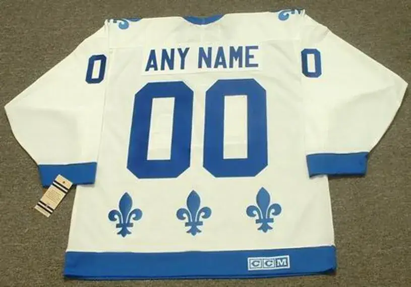 QUEBEC NORDIQUES 1980’s CCM Vintage Home Jersey Customized “Any Name & Number” 