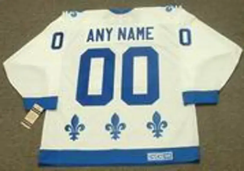 QUEBEC NORDIQUES 1980’s CCM Vintage Home Jersey Customized “Any Name & Number” 