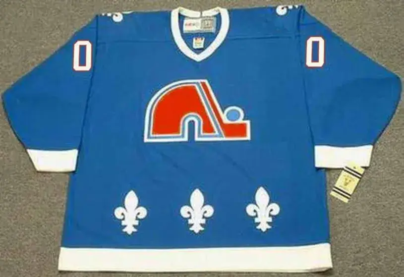 QUEBEC NORDIQUES 1990’s CCM Vintage Away Jersey Customized “Any Name & Number”