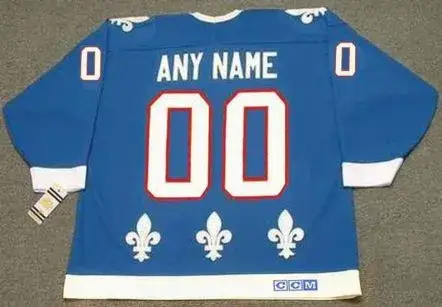 QUEBEC NORDIQUES 1990’s CCM Vintage Away Jersey Customized “Any Name & Number” 
