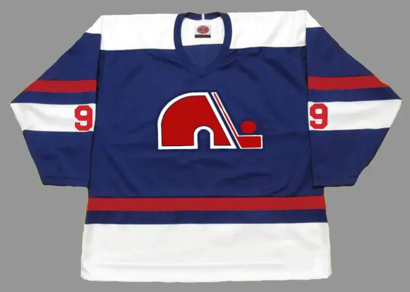 REAL CLOUTIER Quebec Nordiques 1974 WHA Throwback Hockey Jersey